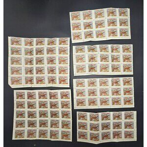 Canal Zone Plate Block Stamps Seals Tuberculosis Assn Sheets Bird Design LI3053